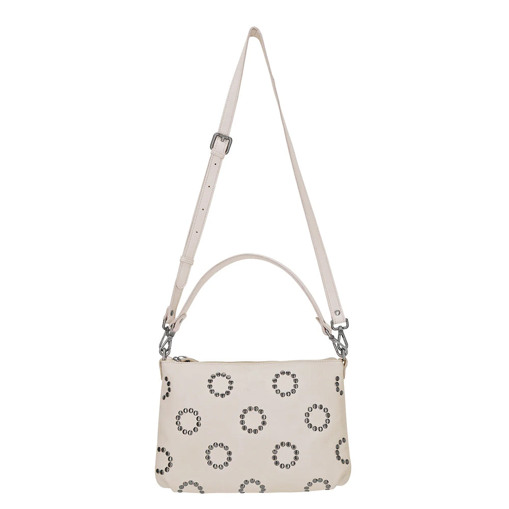 Colanero Leather Crossbody Bag with Stud Details - Image 3