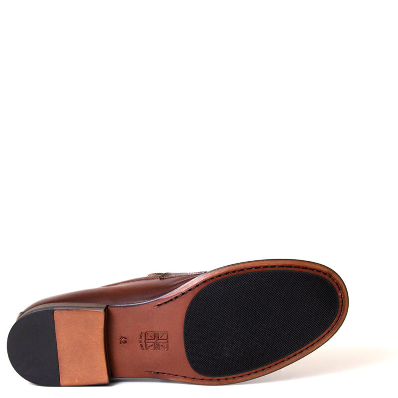 Colanero Men's Classic Leather Penny Loafers - Image 5