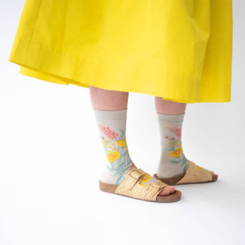 Colanero Floral Patterned Socks - Image 2