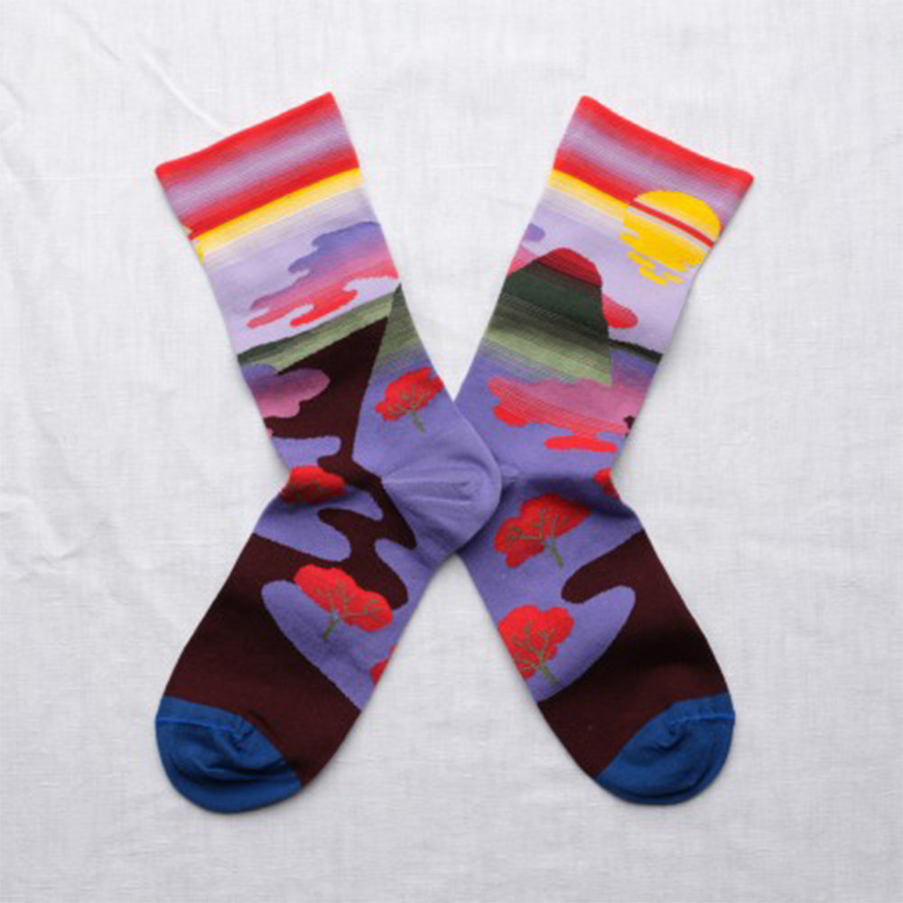 Colanero Patterned Crew Socks